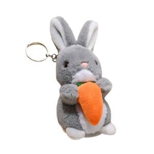 Bunny and Carrot Plush Keychain 🐰🥕